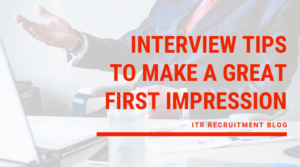 graphic: interview tips to make a great first impression