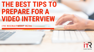 Man on Computer graphic: The Best Tips To Prepare For A Video Interview